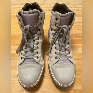 Lanvin High Top Tennis Haute Poly Sneaker w/ Box